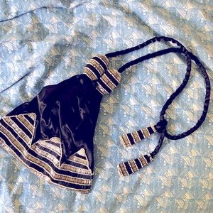 Unique Satin Beaded bag